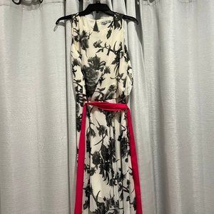 Black & white floral dress